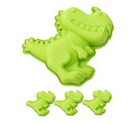 Gatuida 4 Pièces Moules Silicone Forme Dinosaure pour Pâtisserie DIY Flexible et Sûr Moules pour Gâteau Biscuits Chocolat Décor Créatif pour été Garçon Fille