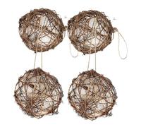 Gatuida 4 Pièces Nichoirs Suspendus pour Décoration de Jardin pour Attirer Oiseaux Votre Cour Balcon