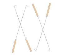 Gatuida 4 pièces Outil de Nettoyage pour Déversoir de Cascade Crochet de Maintenance pour Piscine et Spa Résistant à Usure Protection Douce pour Pierres Prise Confortable pour Entretien