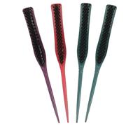 Gatuida 4 pièces Peigne Queue Professionnel Peigne Coiffure Portable et Nœuds Outil de Coupe Cheveux pour Salon et Usage Domestique