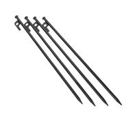 Gatuida 4 pièces Piquets de Tente Acier Renforcé Piquets Sol pour Camping Plein Air pour Tentes et Auvents Randonnée et Bivouac