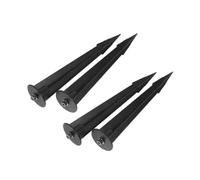 Gatuida 4 pièces Piquets Solaires pour Éclairage de Jardin de Compatible avec Lampes de Jardin Poteaux Éclairage et Installation Facile et Stable pour Extérieurs