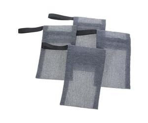Gatuida 4 Pièces Pochette à Savon pour Douche Sacs pour Savon Barre Exfoliants Sec Sacs Suspendus pour Salle de Bain