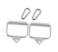 Gatuida 4 pièces Poignée D avec Crochets pour Tirage Câble Set Antidérapant pour Musculation Entraînement Biceps Triceps Épaules Dos Compatible Station Musculation et Machine LAT