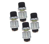 Gatuida 4 Pièces Push Start Ignition Switch Momentary Starter Button For Cars Trucks Boats Rvs And Industrial Engines With Cap