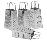 Gatuida 4 pièces Râpe à Fromage Inox Faces Multifonction Outil de Cuisine Portable avec Manche Ergonomique pour Fromages Légumes et Zestes Usage Familial et Professionnel