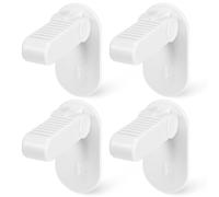 Gatuida 4 pièces Serrure de Sécurité Garçon Fille pour Porte à Levier Adhésive sans Perçage Bloque Porte Protection Garçon Fille et Animaux Installation Facile sans Dommage Lot de Blanc