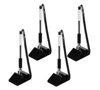 Gatuida 4 pièces Stylo à Bille Noir Stylo Multifonction Vertical pour Bureau et Hôtel Écriture Fluide Accessoire de Papeterie Professionnel