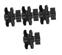 Gatuida 4 Pièces Support De Bielle Bras De Douille pour Adaptateur à Bras D'extension De Caméra De Bras à Double Douille Bras D'extension De Caméra De Vélo Plastique