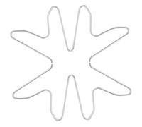 Gatuida 4 pièces Support de Réservoir Gaz Portable Acier Inoxydable Support Compact pour Bonbonne Gaz Extérieur Maintien Stable pour Petits Réservoirs Camping et Randonnée