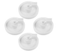 Gatuida 4 pièces Support de Roue de Remplacement pour Lave Vaisselle Kit pour Réparation Roues Robustes et Durables pour Panier Inférieur
