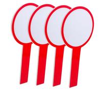 Gatuida 4 pièces Tableau Effaçable Portable Tableau Blanc à Main Jeu et Enseignement Surface Lisse sans Rayures Facile à Écrire et Effacer Couleur Aléatoire Couleur Aléatoire