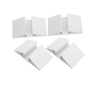 Gatuida 4 pièces Triangle Support Feet for Gates Plastic Reinforcement Accessories for Enhanced Stability and Safety of Fences and Panels