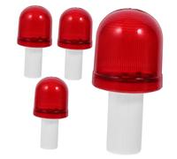 Gatuida 4 pièces Warning Lights Traffic Cone Toppers Flashing Emergency Parking Lights For Vehicle Safety Weather Resistant