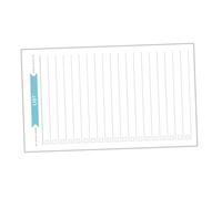 Gatuida 40 feuilles Recharge Papier pour Cahier Organisateur Papier Ligné Résistant Compatible Classeur Budget et Agenda Spirale Format pour Usage Quotidien Bureau Voyage