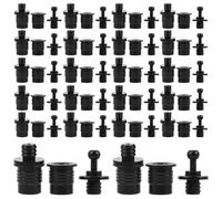 Gatuida 40 Fixations pour Grille de Haut-Parleur en Plastique, Clips de Protection Anti-poussière, Kit Complet pour Caisson de Basses, Accessoires Audio DIY pour Home Cinéma et Studio