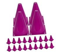 Gatuida 40 Pièces Cône de Logo de Formation cônes de fête cônes d'activités de Plein air de Football cônes de Football pour Enfants cônes d'activité du Parti Plastique Violet,Mauve