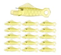 Gatuida 40 Pièces Enfile Aiguilles de Poisson pour Aiguilles à Œil Outil Pratique pour Couture Broderie Les Projets de Points Croisés Compact Durable