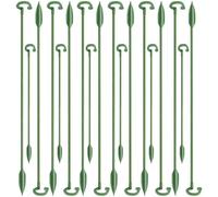 Gatuida 40 Pièces Tuteur pour Plante à Tige Unique en Plastique Vert, Résistant la Rupture, Support pour Petites Plantes en Pot pour Jardinage à Domicile