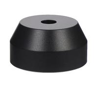 Gatuida 45 RPM Adapter pour Disque Vinyle de 7 Pouces Aluminium Massif Durable Adaptateur 45 Facile à Installer Stabilité et Durabilité, Noir