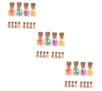 Gatuida 48 Ensembles Bocaux Miniatures de Fruits Verre Pots avec Tranches de Fruits Citron pour Maison de Poupées et Décoration de Micro