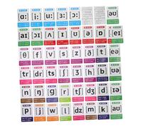 Gatuida 48 Pièces Apprentissage des Compétences Linguistiques Design pour Éducation Précoce et Utilisation