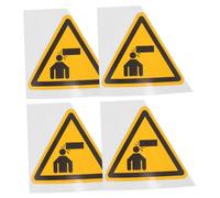 Gatuida 4pièces Autocollants De Sécurité Attention à Votre Tête Décalcomanies Adhésives Pour Équipements Industriels Avertissement Caution Pour Escaliers Et Entrées Triangle