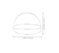 Gatuida 4pièces Bases de Bandeaux pour Filles Kit de Fabrication de Diadèmes Support pour Couronnes DIY Accessoire pour Coiffes Traditionnelles Chinoises Présentoir pour Décoration Fleurie