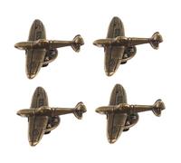 Gatuida 4pièces Broche Pendentif Avion Vintage Accessoires Aviation Épingle à Revers Pour Homme Costume Bijoux Avion Broche Badge Pin Pour Et Chapeaux