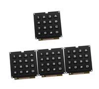 Gatuida 4pièces Clavier à Boutons Module De Clavier Industriel Conception Compacte Et Durable pour Applications Industrielles pour Microcontrôleur