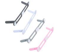 Gatuida 4pièces Mini Portable Laptop Stand Foldable Adjustable Riser with Cooling Design Small Notebook Holder for Home Office Travel
