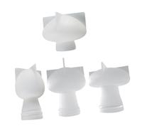 Gatuida 4pièces Moule Silicone Champignons DIY Lot pour Loisirs Créatifs Moulage Époxy