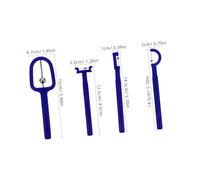 Gatuida 4pièces Outil Exercice Langue Pour Garçon Fille Entraîneur Musculaire Oral Portable Améliore Flexibilité Pointe Langue Entraînement Articulation Et Parole