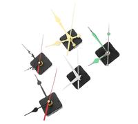 Gatuida 5 ensembles Kit de Mécanismes Horloge DIY avec Aiguilles Mouvement Silencieux pour Réparation et Création de Pendules Murales Compatibles Piles Adapté Horloges Géantes et Divers