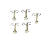 Gatuida 5 Ensembles Set de Goupilles de Cisaillement et Clips de Remplacement Compatible Accessoires Pratiques pour Déneigeuse et Outils de Jardin