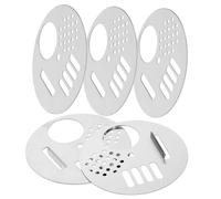 Gatuida 5 pièces Blocage Entrée de Ruche Acier Inoxydable Volet Rotatif pour Ventilation et Protection Outil Apiculture Pratique et Résistant Ouverture Sécurisée pour Abeilles
