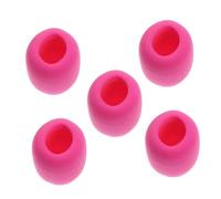 Gatuida 5 pièces Couvre Micro Mousse Rose Protection Vent pour Microphone Standard Améliore la Qualité Sonore et Protège la Bruit