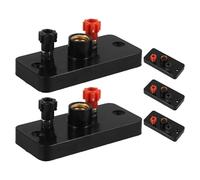 Gatuida 5 Pièces Douille à Vis pour Ampoules Expérimentales Lot pour Circuits Électriques Éducation Physique Laboratoire Série et Connexion avec Terminal Fixation