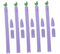 Gatuida 5 Pièces Étui à Stylo en Silicone Pomme Sacs pour Tablette Étuis Et Pochettes Couvre- 2 Génération Étui à Crayons Style Violet Deuxième Génération Gel De Silice Dessin Animé