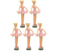 Gatuida 5 pièces Figurines de Poupées Ballerines pour Boîte à Musique Décor Danseuse Ballet Princesse Accessoires Élégants pour Décoration Anniversaire et Collection