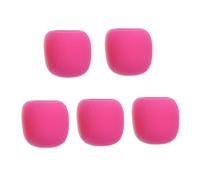 Gatuida 5 pièces Housses Mousse Micro Anti-vent Rose Éponge Respirante Élastique Protège Micro Main Standard Améliore Qualité Sonore