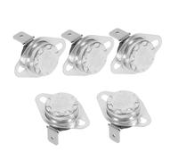 Gatuida 5 pièces Interrupteur Thermostat Normalement Fermé de Température pour Chauffe Eau Distributeur Eau et Cafetière Compact et