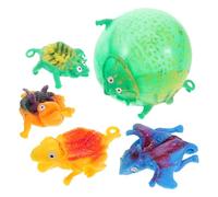 Gatuida 5 pièces Jouets Gonflables TPR Animaux de Ferme Rigolos Jouets de Décompression Soufflés pour Garçon Fille et Adultes Modèles Aléatoires