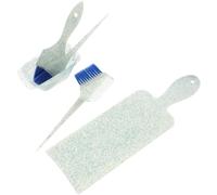 Gatuida 5 Pièces Kit de Teinture Capillaire, Bol Bleu, Queue de Séparation | Réutilisable, Usage sans Éclaboussures, pour Coiffeurs, Barbe et Balayage, Compatible Feuille Aluminium
