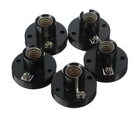 Gatuida 5 pièces Lot de Douilles Porte Ampoules Douilles de Lampe Support Pratique pour Éclairage DIY Compatible avec Divers Installation Facile