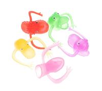 Gatuida 5 pièces Mini Marionnettes Doigts Dinosaures Colorées Jouets Souples Amusants pour Relaxation Détente et Jeu Créatif Coffret Portable pour Fêtes et Classe