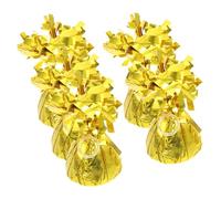Gatuida 5 pièces Poids Ballons Dorés Bloc de Lestage pour Ballons à Hélium Décorations de Fête Anniversaire Mariage Accessoires Confettis
