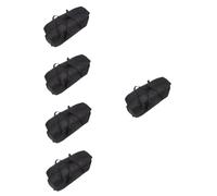 Gatuida 5 Pièces pour Barbecue Au Charbon De Bois De Rangement pour Ustensiles De Gril Pochette Porte-ustensiles De Gril De Transport pour Outils De Gril Black Tissu Oxford
