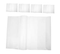 Gatuida 5 pièces Protège Cahiers Transparent Imperméable Film Plastique Clair pour Exercices et Notes Scolaires