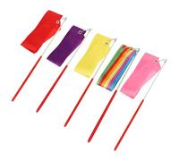 Gatuida 5 Pièces Ruban de Gymnastique Artistique 2m pour Garçon et Filles, | Mouvement Fluide, Usage en Gymnastique et Parade, Tige en Fibre de Verre, Conçu pour Garçon et Filles Actifs